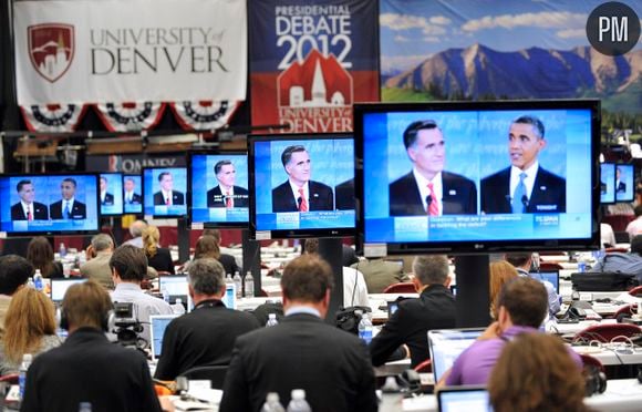 Le débat entre Barack Obama et Mitt Romney.