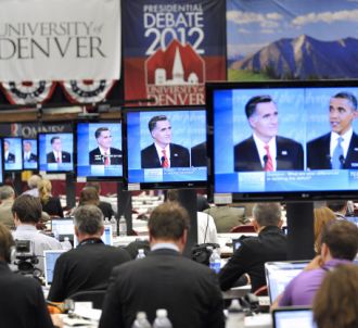 Le débat entre Barack Obama et Mitt Romney.