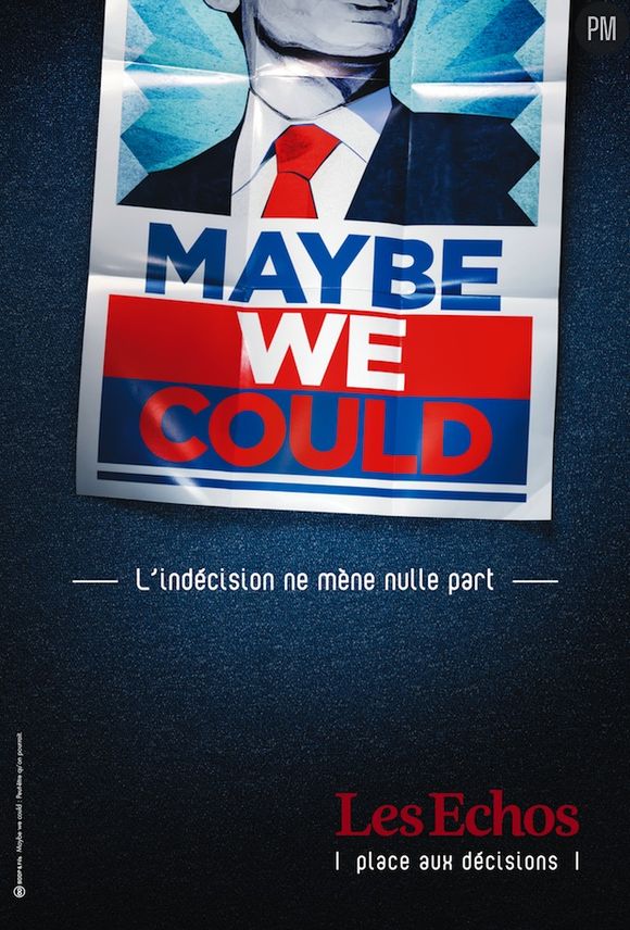 Campagne de publicité de "Les Echos", octobre 2012.