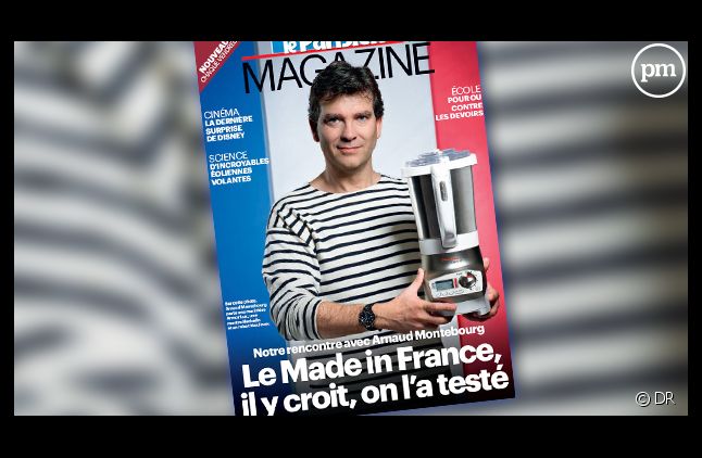 Arnaud Montebourg en marinière à la Une du Parisien magazine.