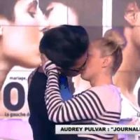 Zapping : Enora Malagré embrasse Audrey Pulvar en soutien au mariage pour tous