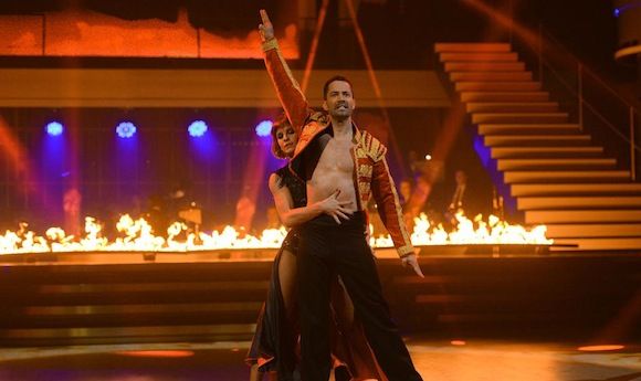 Emmanuel Moire et Fauve Hautot dans "Danse avec les stars"