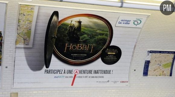 Campagne croisée RATP/The Hobbit.