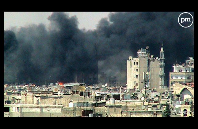 La ville de Homs en juillet 2012.