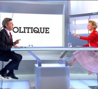 Jean-Luc Mélenchon face à Caroline Roux dans 'C...
