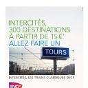 Publicité pour les intercités de la SNCF (TBWA)