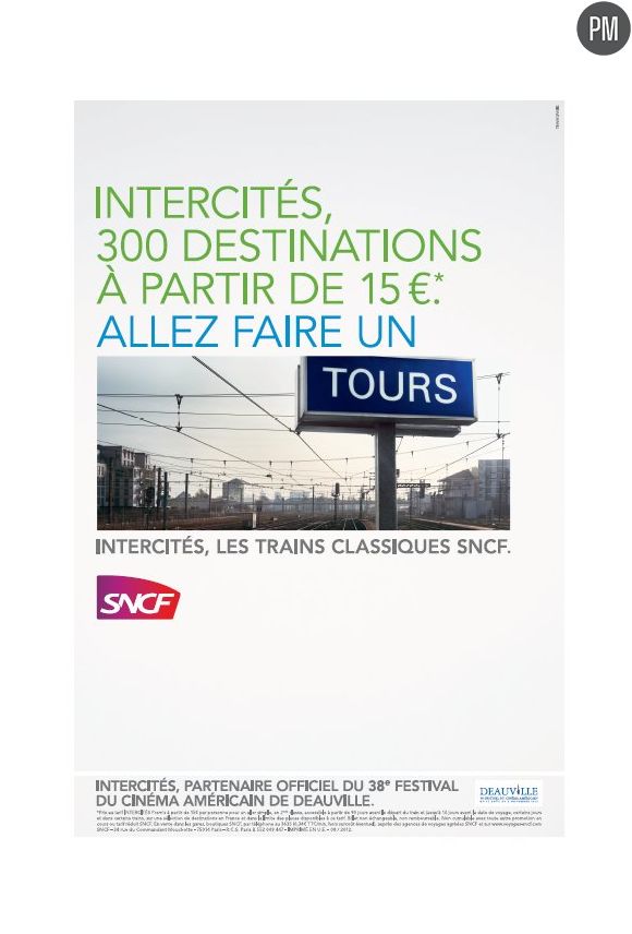 Publicité pour les intercités de la SNCF (TBWA)