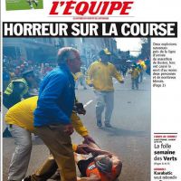 "L'Equipe", seul quotidien national à avoir fait sa Une sur le drame de Boston