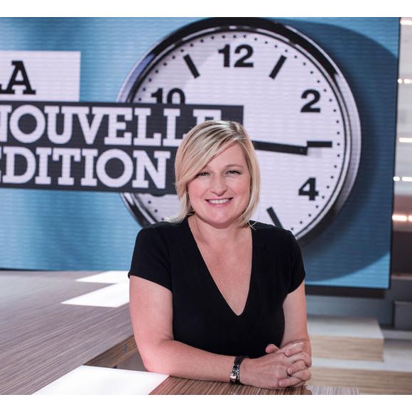 Anne-Elisabeth Lemoine de "La Nouvelle Edition" sur Canal+.