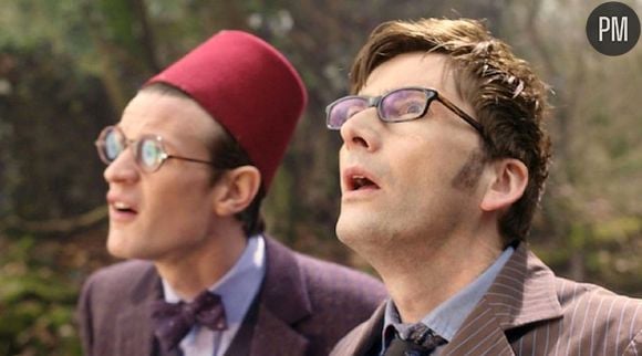 Matt Smith et David Tennant dans l'épisode anniversaire de "Doctor Who"