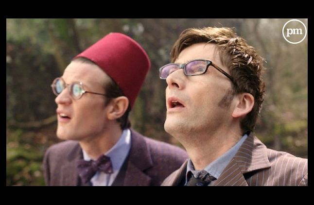 Matt Smith et David Tennant dans l'épisode anniversaire de "Doctor Who"