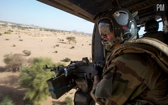 Soldat français lors de l'opération Serval au Mali en mars 2013