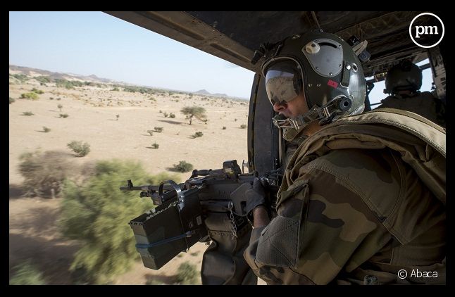 Soldat français lors de l'opération Serval au Mali en mars 2013