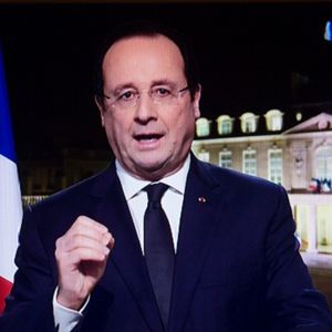 François Hollande, lors des voeux présidentiels le 31 décembre 2013