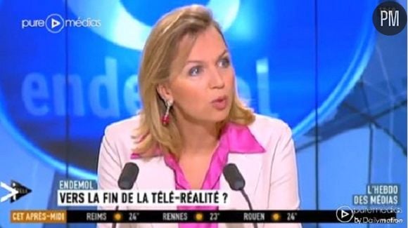 Virginie Calmels en 2012 sur un plateau de i-Télé