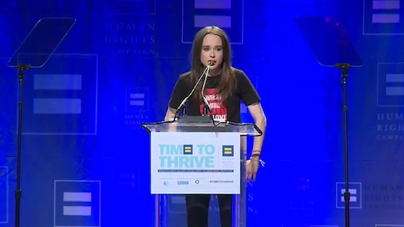 L'actrice Ellen Page fait son coming-out