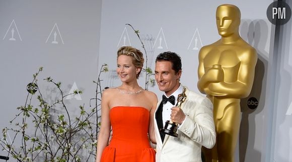 Matthew McConaughey et Jennifer Lawrence.