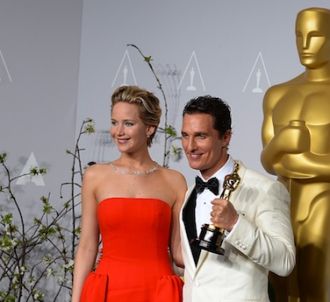 Matthew McConaughey et Jennifer Lawrence.