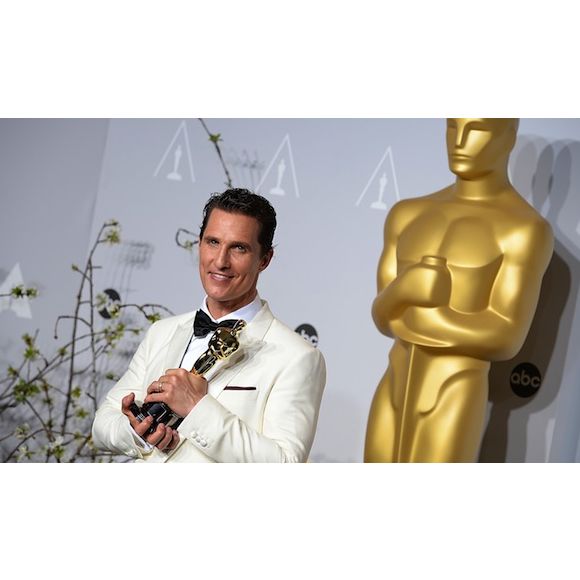 Chez les acteurs, Matthew McConaughey a battu Leonardo DiCaprio.