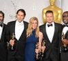 Brad Pitt a décroché son premier Oscar comme producteur de "12 years a slave".