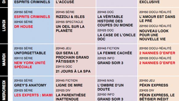 Tous les programmes de la télé du 7 au 13 juin 2014