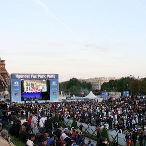 Pour l'Euro 2012, un écran géant avait été installé au Trocadéro.