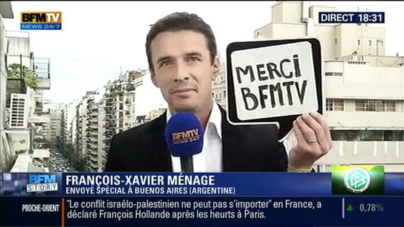 François-Xavier Ménage fait ses adieux à BFMTV