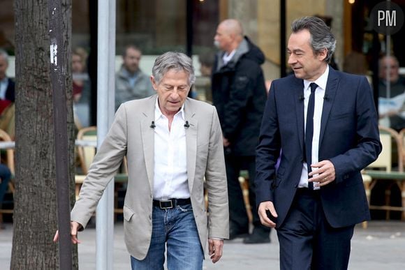 Michel Denisot, en 2013 avec Roman Polanski.