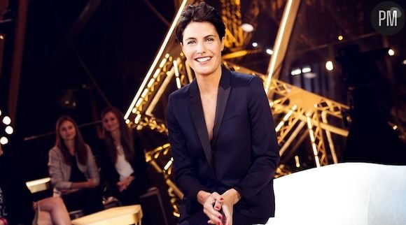 Alessandra Sublet a présenté le premier numéro de "Un soir à la Tour Eiffel" sur France 2