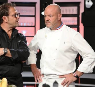 Michel Sarran et Philippe Etchebest dans 'Top Chef' 2015