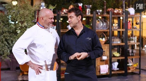 Philippe Etchebest et Michel Sarran dans "Top Chef" 2015