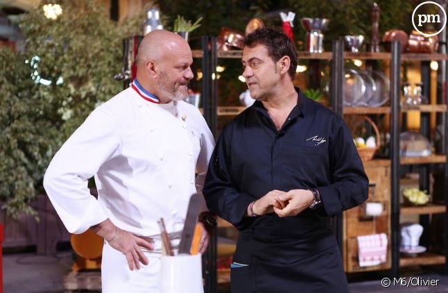 Philippe Etchebest et Michel Sarran dans "Top Chef" 2015