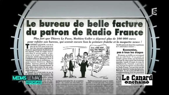 Dans les coulisses du "Canard Enchainé" ("Médias le mag").