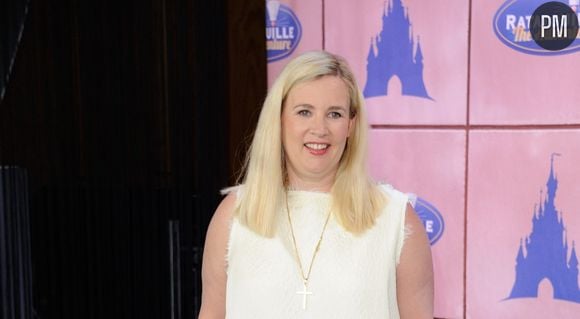 Hélène Darroze lors de l'ouverture de l'attraction "Ratatouille" à Disneyland Paris.