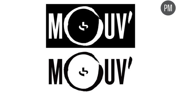 Le nouveau logo de la station Mouv', une antenne de Radio France.