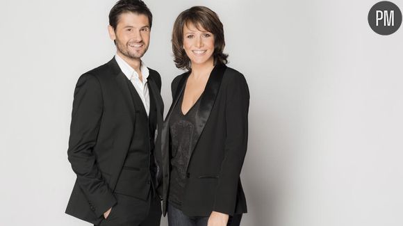 Christophe Beaugrand et Carole Rousseau pour "La France passe le test"