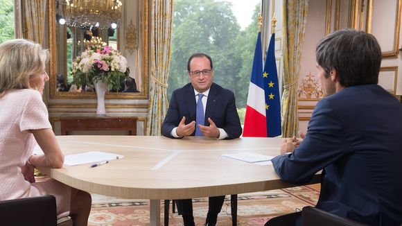 Audiences 14 juillet : L'interview de François Hollande en baisse