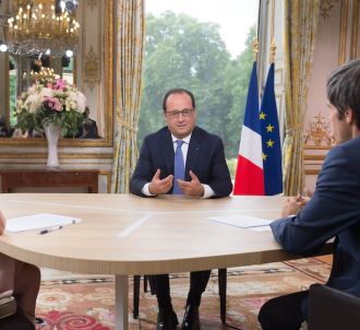 Claire Chazal et David Pujadas face à François Hollande