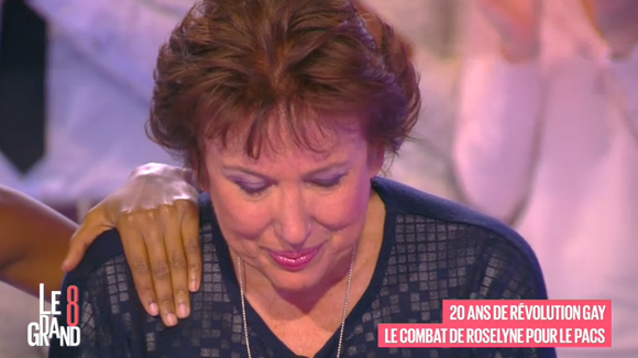 Roselyne Bachelot, très émue dans "Le Grand 8".