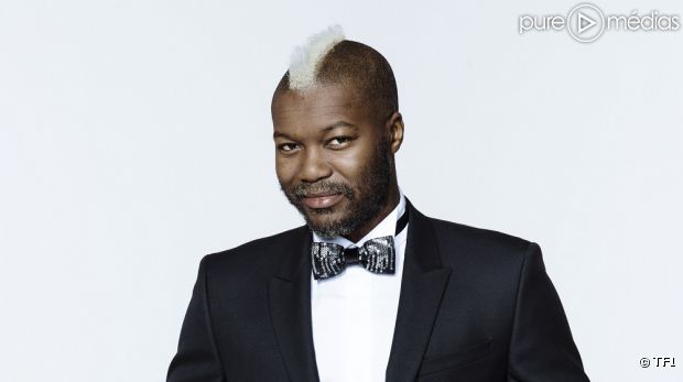 Djibril Cissé, ancien footballeur, en duo avec Silvia Notargiacomo.