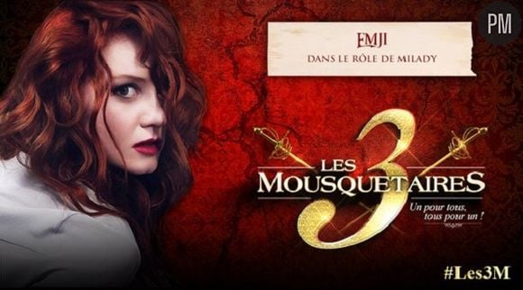 Emji, gagnante de la "Nouvelle Star" 2015, rejoint la troupe des "3 Mousquetaires".