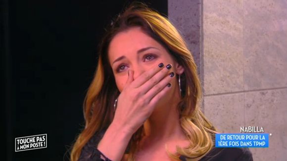 Nabilla en larmes sur "TPMP"