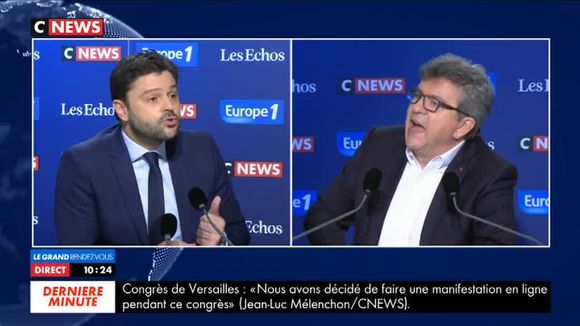 Jean-Luc Mélenchon s'emporte contre David Doukhan.