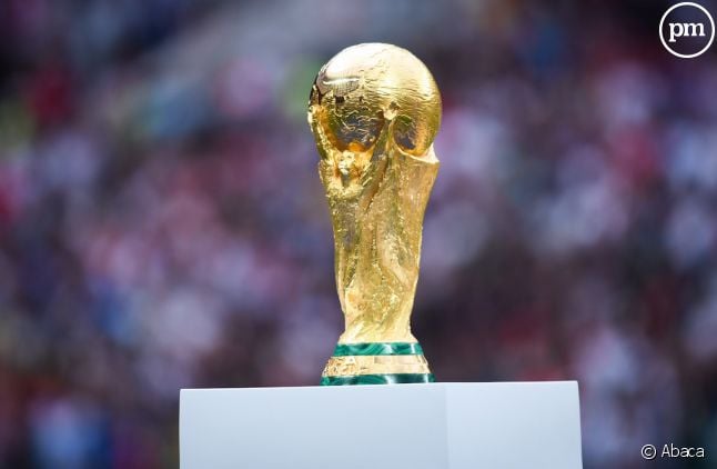 Le trophée de la Coupe du monde de football