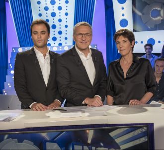 Charles Consigny, Laurent Ruquier et Christine Angot.