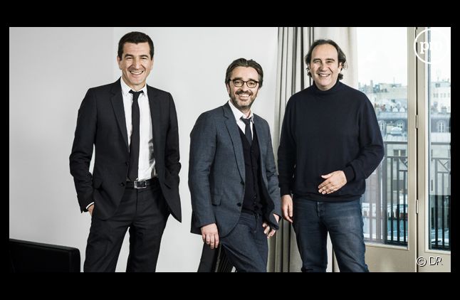 Matthieu Pigasse, Pierre-Antoine Capton et Xavier Niel.