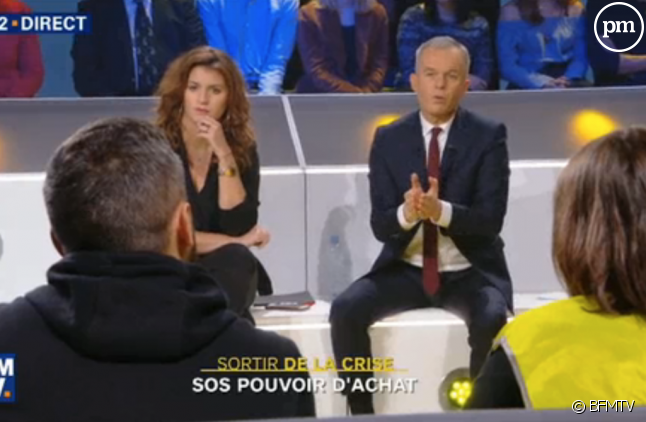 Marlène Schiappa et François de Rugy sur le plateau de "Gilets jaunes : Sortir de la crise"