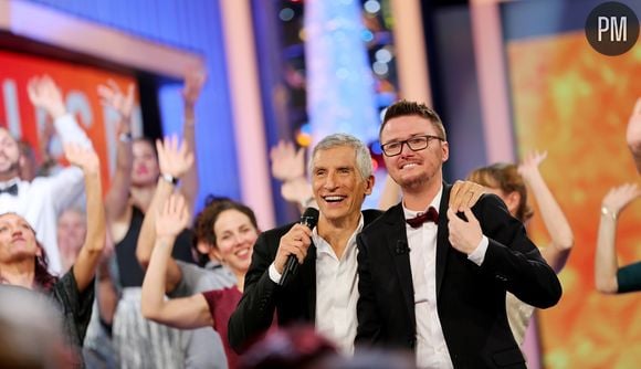 Nagui et le maestro Renaud