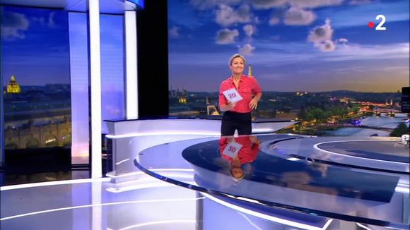 Anne-Sophie Lapix dans le "20 Heures"