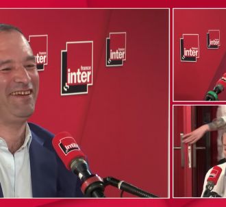 Benoît Hamon hilare face à Charline Vanhoenacker et...